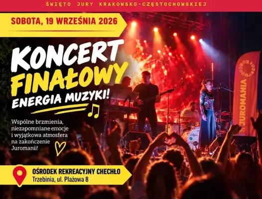 Juromania 2026 w Trzebini: finałowy koncert nad Chechłem już 19 września