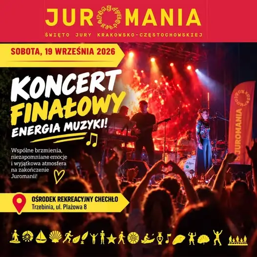 Juromania 2026 w Trzebini: finałowy koncert nad Chechłem już 19 września