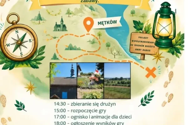 Gra terenowa „Znajdź Serce Gminy Babice” – Mętków zaprasza 26 września