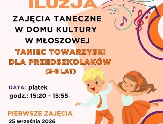 Dom Kultury w Młoszowej zaprasza na nowy sezon zajęć: zdrowy kręgosłup i taniec dla przedszkolaków