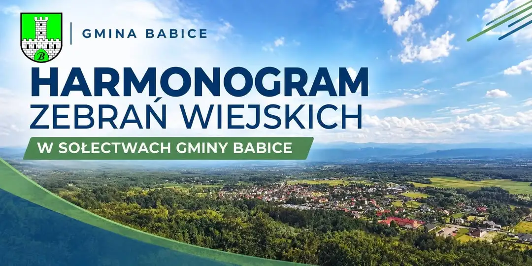 Gmina Babice: wrześniowe zebrania wiejskie zdecydują o funduszu sołeckim na 2027 rok