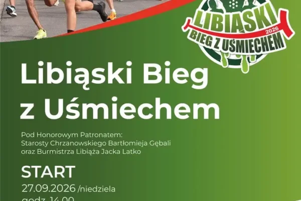 Libiąski Bieg z Uśmiechem 2026 – zapisy trwają, start już 27 września