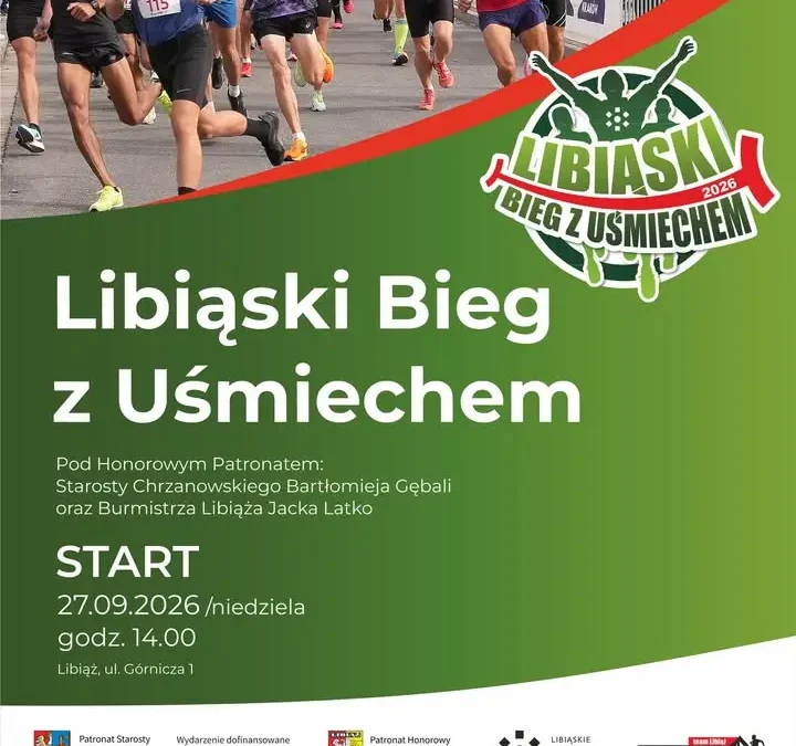 Libiąski Bieg z Uśmiechem 2026 – zapisy trwają, start już 27 września