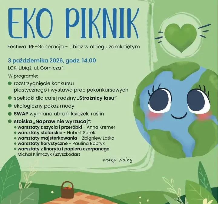 EKO PIKNIK w Libiążu – ekologiczne atrakcje dla całych rodzin już 3 października