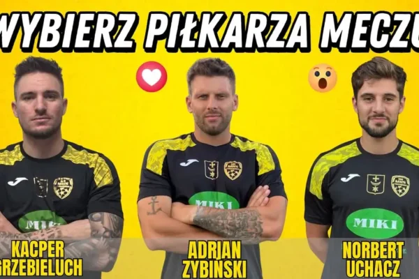 Kibice wybierają piłkarza meczu półfinału Pucharu Polski w Chrzanowie