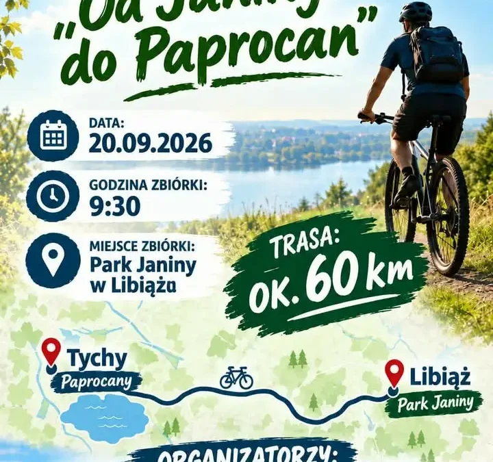Wycieczka rowerowa z Libiąża do Paprocan już 20 września