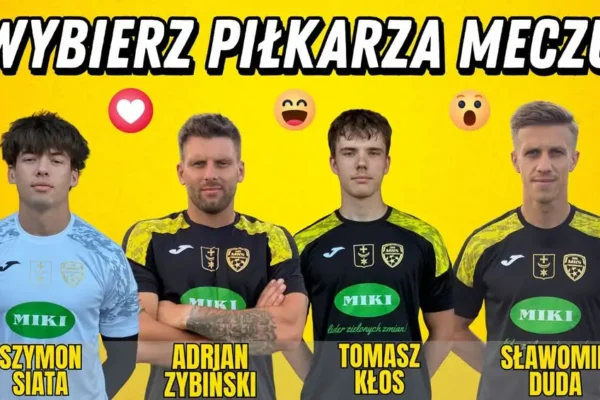 Kibice wybierają piłkarza 7. kolejki Małopolskiej V ligi