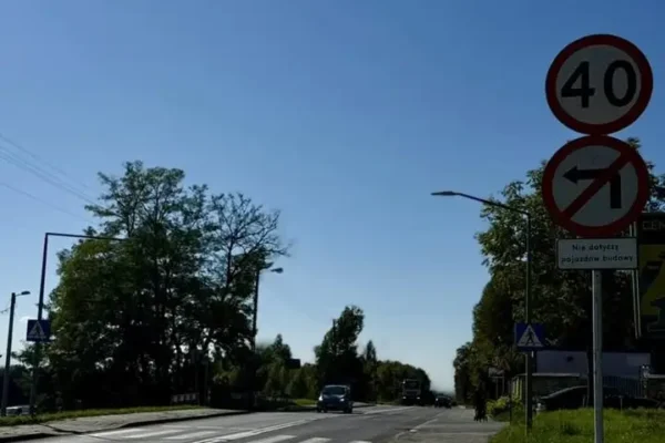 Libiąż: ul. Tęczowa zamknięta dla ruchu. Trwa przebudowa drogi przy inwestycji Dino Polska