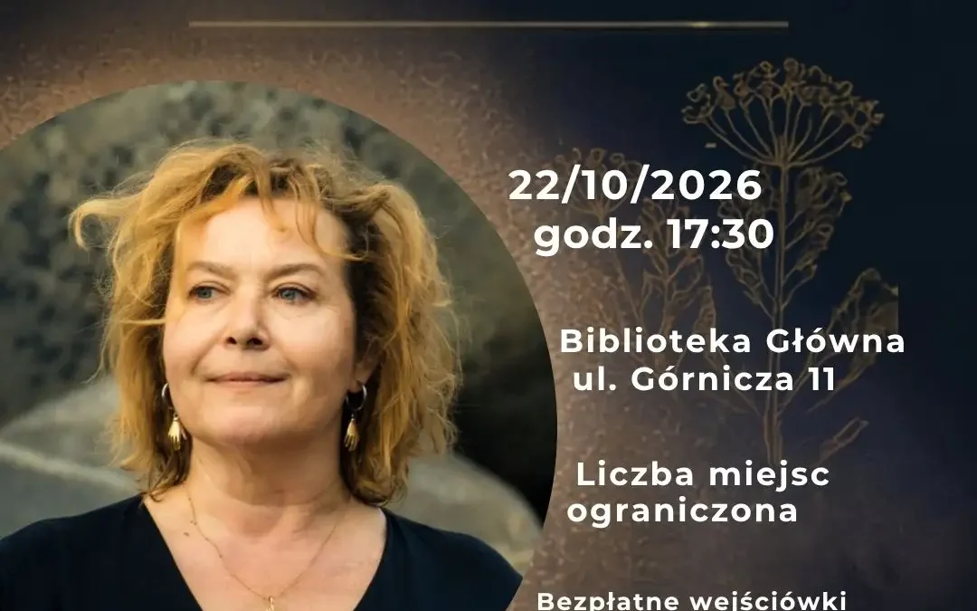 Spotkanie autorskie z Elżbietą Cherezińską w bibliotece – zaproszenie dla czytelników