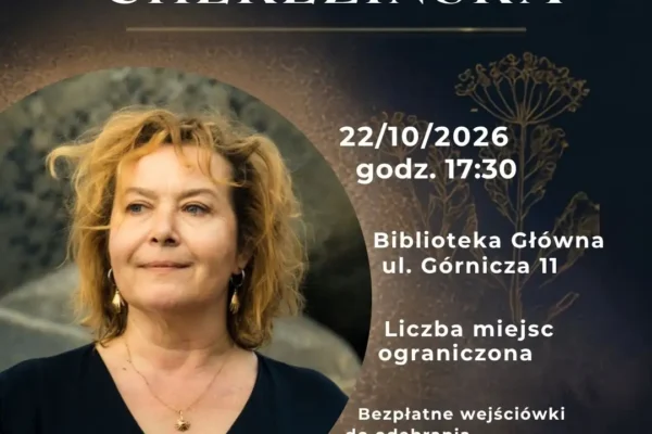Spotkanie autorskie z Elżbietą Cherezińską w bibliotece – zaproszenie dla czytelników
