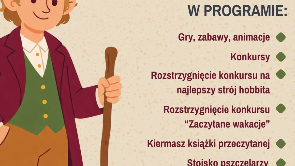 Piknik z Książką u Hobbitów przeniesiony do biblioteki w Libiążu