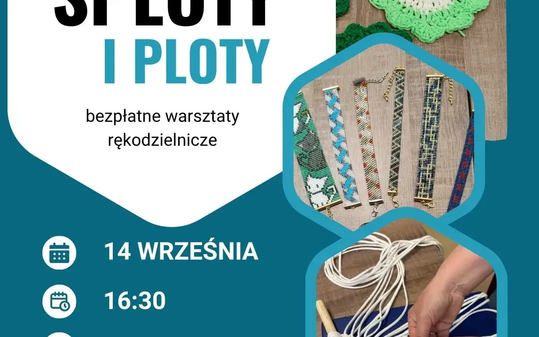 Wracają warsztaty rękodzieła „Sploty i ploty” w bibliotece w Libiążu