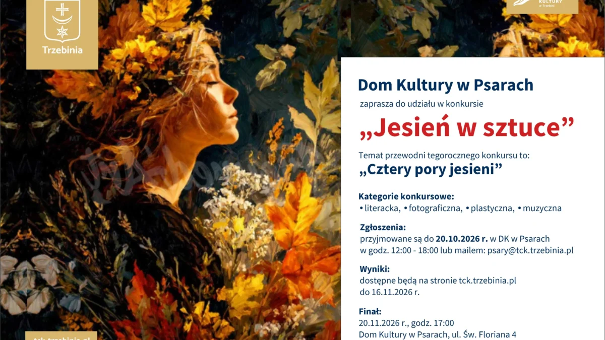Konkurs „Jesień w sztuce 2026” dla uczniów szkół podstawowych z powiatu chrzanowskiego