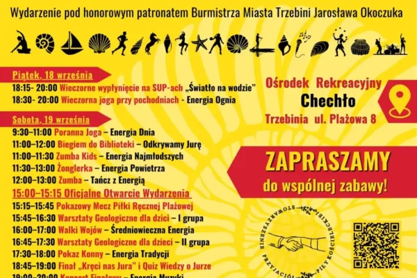 Juromania 2026 w Trzebini – święto Jury Krakowsko-Częstochowskiej nad Zalewem Chechło