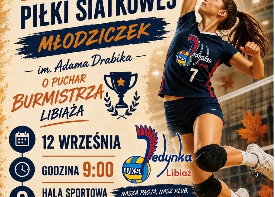 Turniej siatkówki młodziczek w Libiążu uczci pamięć trenera Adama Drabika