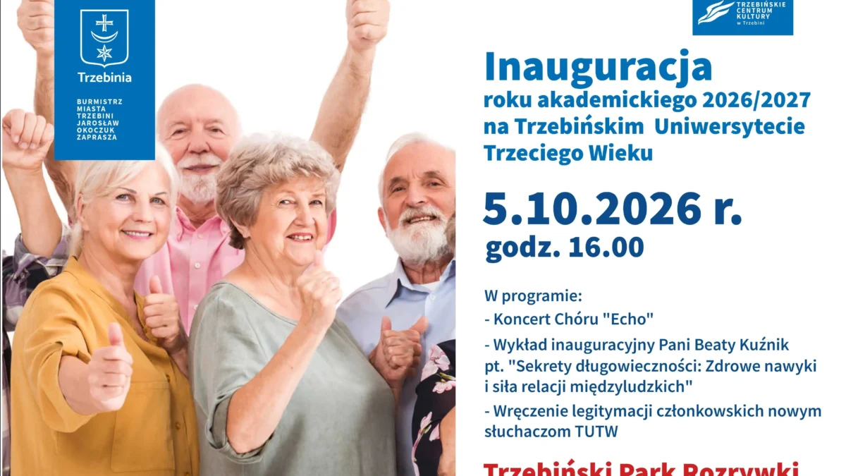 Trzebiński Uniwersytet Trzeciego Wieku rozpoczyna nowy rok akademicki