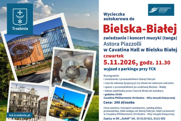 Wycieczka autokarowa do Bielska-Białej z koncertem w Cavatina Hall