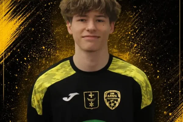 Dawid Szewczyk zawodnikiem meczu MKS Trzebinia – Przebój Wolbrom