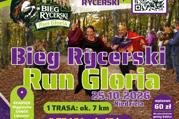Run Gloria 2026 w Gminie Babice – trzeci bieg rycerski już 25 października
