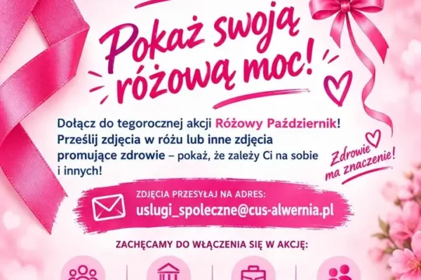 Różowy Październik w Alwerni – pokaż swoją różową moc i zadbaj o profilaktykę
