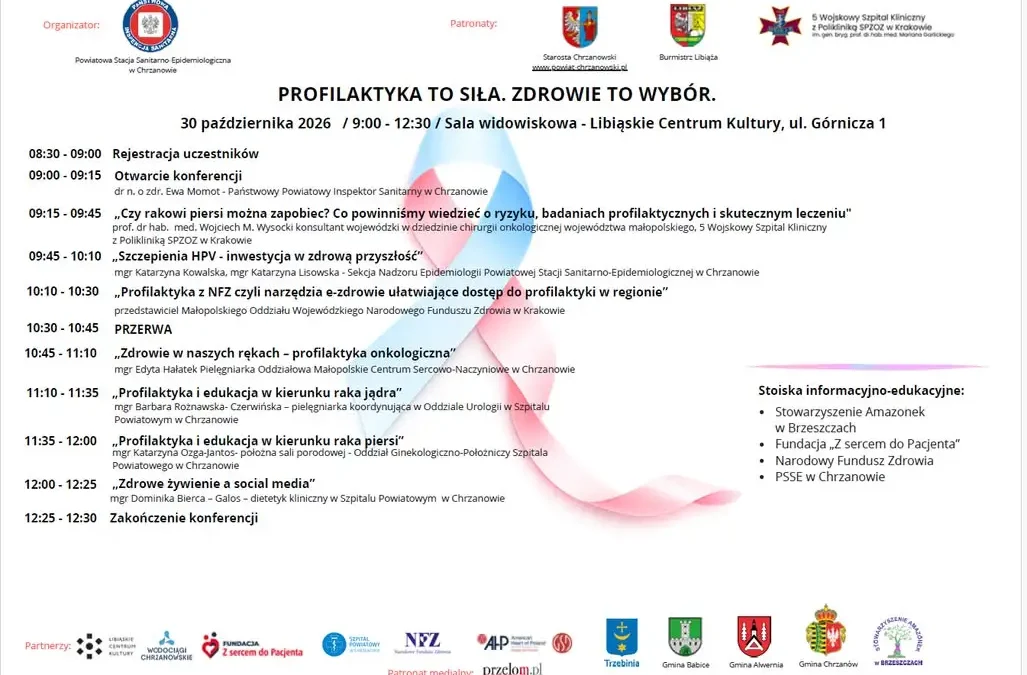 Konferencja o profilaktyce zdrowotnej w Libiążu – 30 października