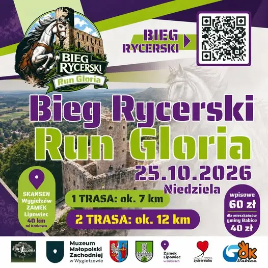 Bieg Rycerski Run Gloria w Gminie Babice – trzecia edycja już 25 października