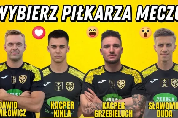 Kibice wybierają Piłkarza Meczu 10. kolejki Małopolskiej V ligi