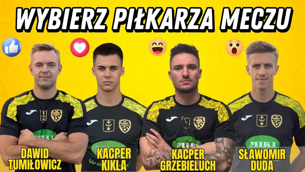 Kibice wybierają Piłkarza Meczu 10. kolejki Małopolskiej V ligi