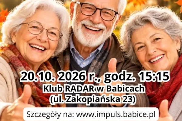 Aktywni Seniorzy Gminy Babice: do 4 000 zł na inicjatywy dla osób 60+