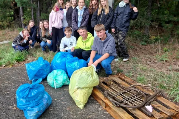 Trzebinia: 2700 uczniów i przedszkolaków sprzątało gminę. Zebrali 4,5 tony odpadów