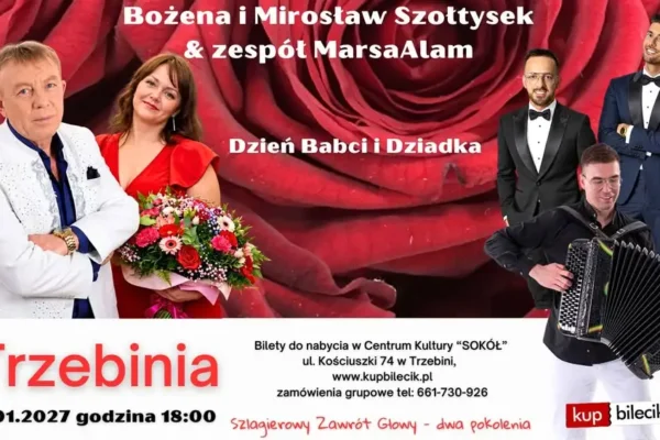 Szlagierowy Dzień Babci i Dziadka w Trzebini – bilety już dostępne