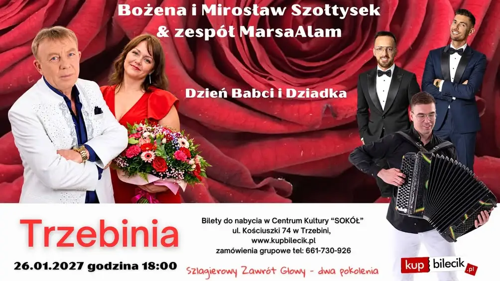 Szlagierowy Dzień Babci i Dziadka w Trzebini – bilety już dostępne