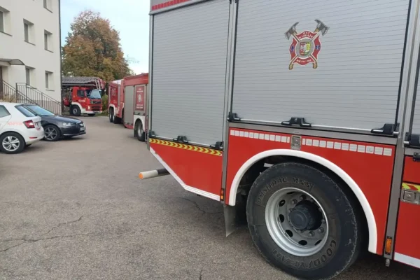 Fałszywy alarm w szkole KSW w Libiążu – strażacy sprawdzili czujkę