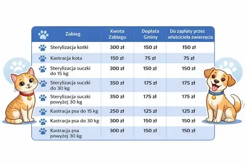 Gmina Babice dopłaca 50% do sterylizacji i kastracji psów i kotów