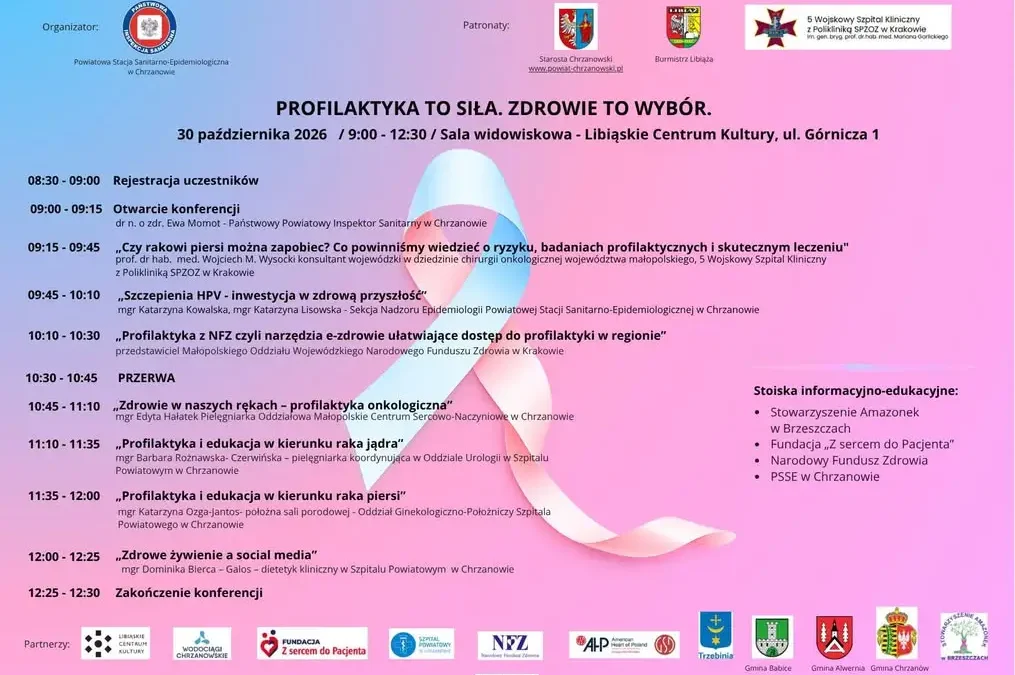Konferencja prozdrowotna w Libiążu – profilaktyka tematem spotkania