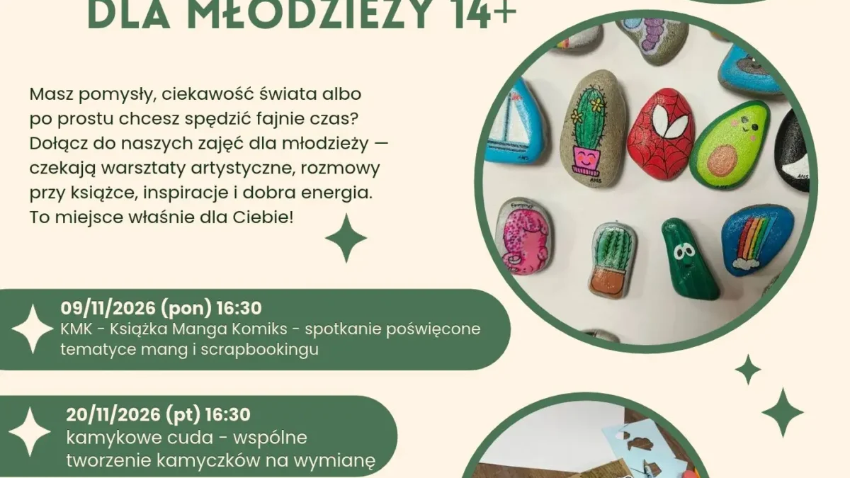 Listopadowe spotkania „CoTam Młodzi” w bibliotece w Libiążu