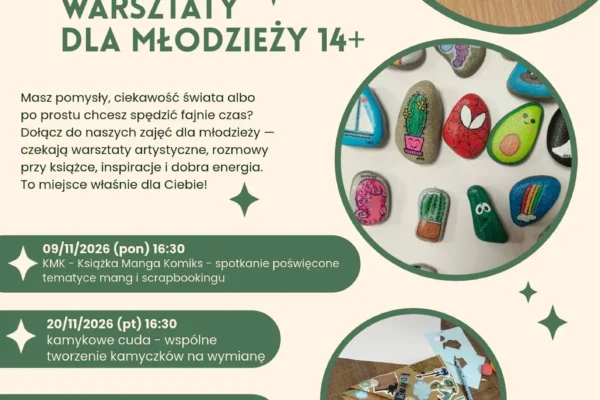 Listopadowe spotkania „CoTam Młodzi” w bibliotece w Libiążu