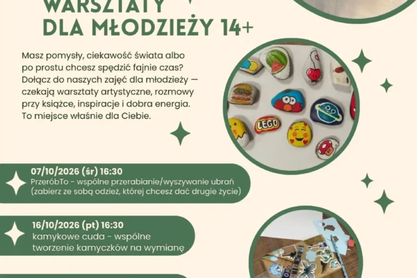 CoTam Młodzi w Libiążu: październikowe warsztaty dla młodzieży 14+