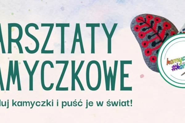 Warsztaty malowania kamyków w bibliotece w Libiążu